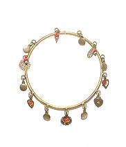 love charm metal bracelet